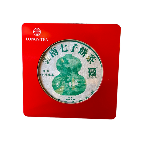 Zhenhong Gourd Raw Pu Er Tea Cake (1996)