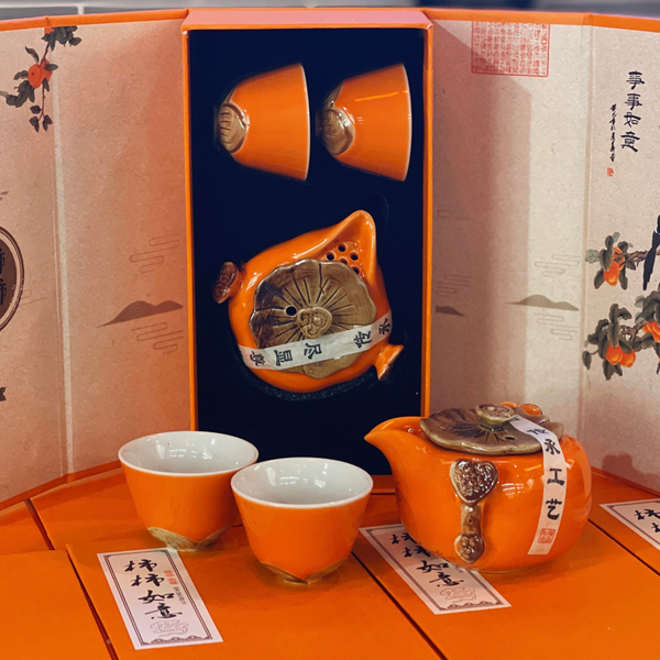 Persimmon Tea Set