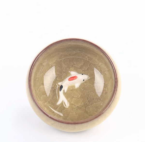Koi Fish Bing Lie Teacup (PREORDER ITEM)
