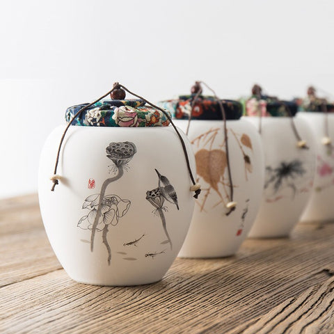 Ceramics Tea Canister