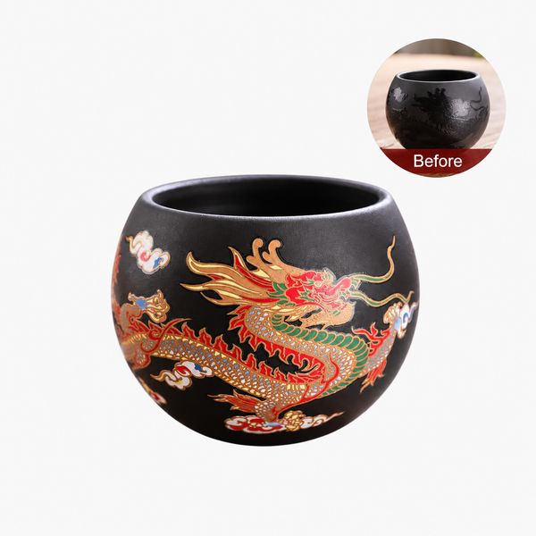 Colour Changing Clay Tea Cup