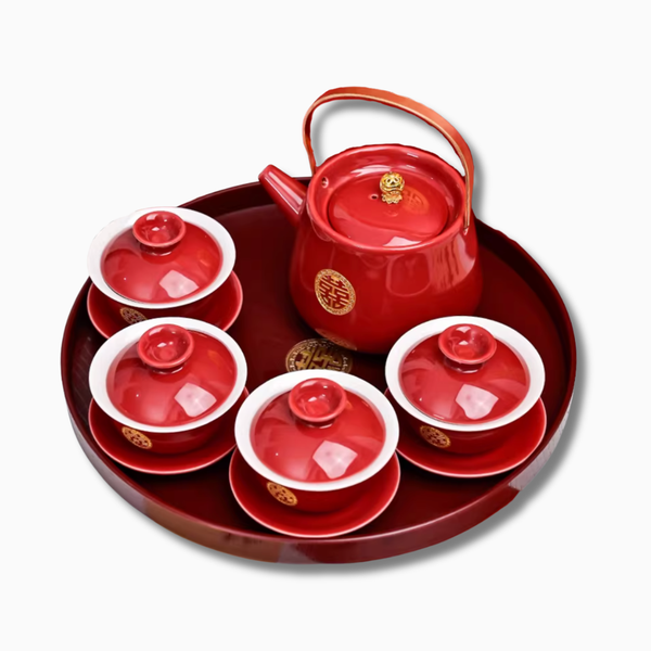 Chinese Wedding Tea Ceremony Tea Pot Set  (PREORDER ITEM)