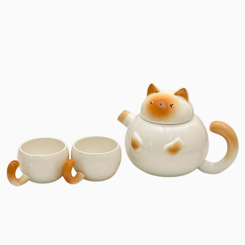 Meow Meow Tea Pot Set （PREORDER ITEM）