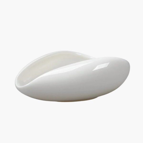 White Porcelain Tea Presentation Vessel (Cha He)