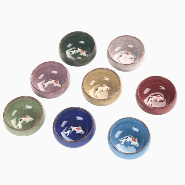 Koi Fish Bing Lie Teacup