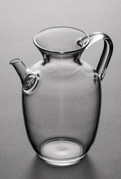 Transparent Glass Teapot Set