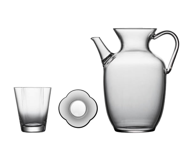 Transparent Glass Teapot Set